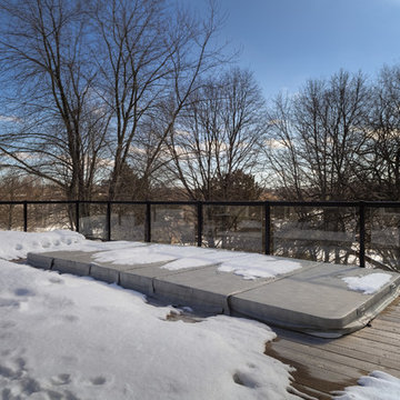 Don Mills Swim Spa in the Snow