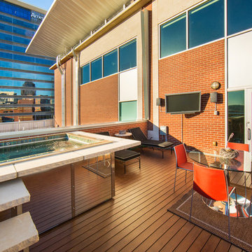 Downtown Dallas High-Rise Rooftop Patio