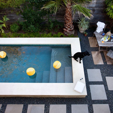 East Austin Dipping Pool and Courtyard