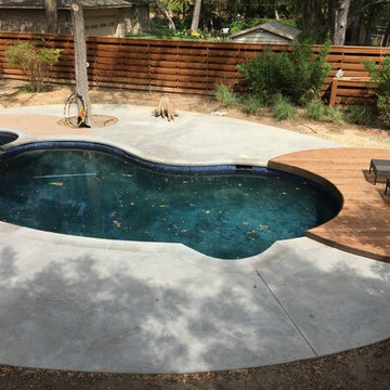 East Dallas, TX - Modern Pool & Patio Remodel