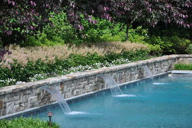 This is an example of a classic swimming pool in Baltimore.