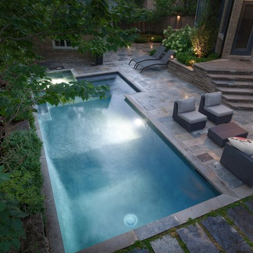 Elegance of Simplicity in a Small Backyard