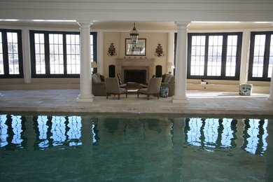 Elegant indoor pool