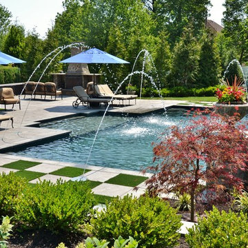 Elegant Swimming Pool Backyard