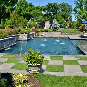Elegant Swimming Pool Backyard