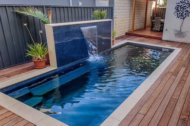 Example of a minimalist pool design in Perth