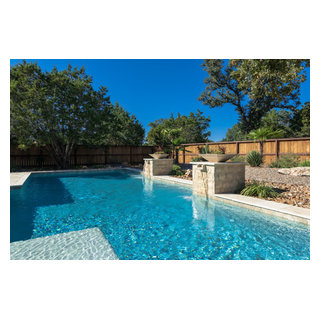 Fair Oaks Ranch Pool - Contemporary - Swimming Pool & Hot Tub - Austin ...