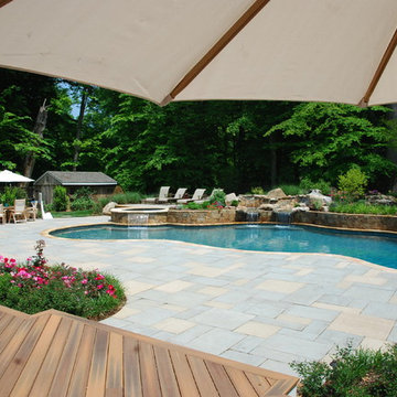 Fairfax Station- Backyard Design with Pool