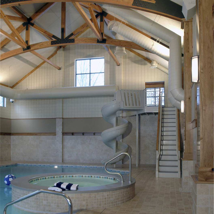 Half Indoor Pool - Photos & Ideas | Houzz