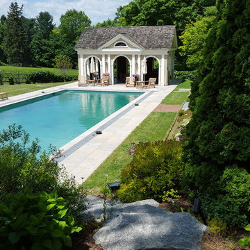 Farmington poolside terrace