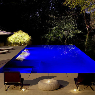 Example of a minimalist infinity pool design in DC Metro