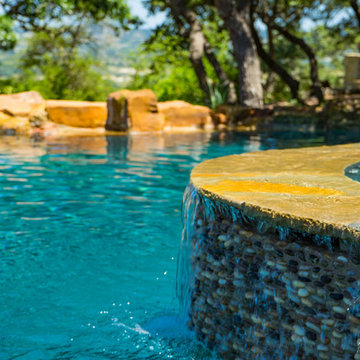 Faux Edge Pool In Sisterdale, TX