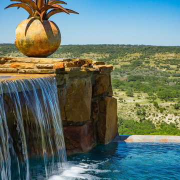 Faux Edge Pool In Sisterdale, TX