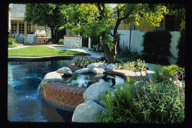 Rural swimming pool in Los Angeles.