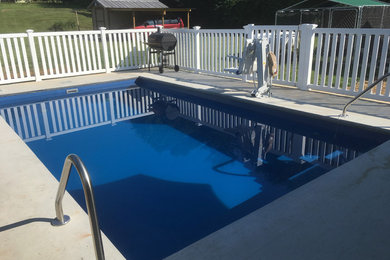 Fiberglass Pool installation