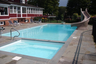 Design ideas for a swimming pool in Burlington.