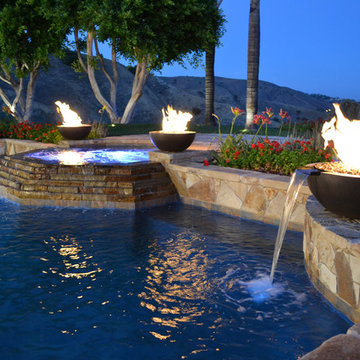 Fire and Water Bowls Poolside Project