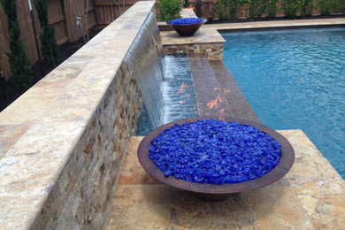 Pool - backyard pool idea in Houston