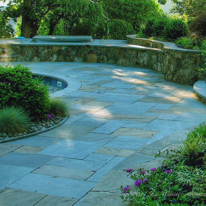 Flagstone Pool Deck Photos & Ideas Houzz