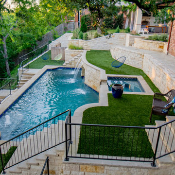 Fort Worth Extreme Hillside Pool, Spa & Outdoor Living