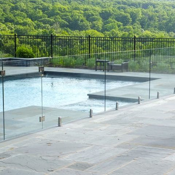 Frameless Glass Pool Fence - West Cornwall