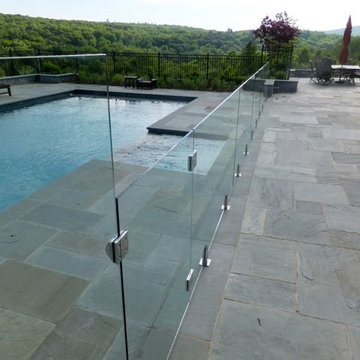 Frameless Glass Pool Fence - West Cornwall