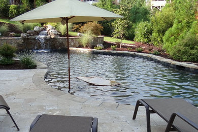Inspiration for a timeless pool remodel in Raleigh