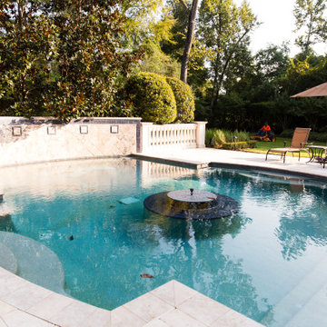 French Colonial Pool Area