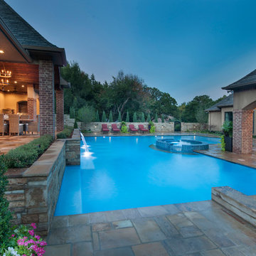 French Inspired Formal Pool