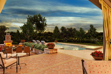 Example of a tuscan pool design in Tampa