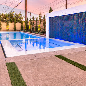 Garden Grove White Pool Design