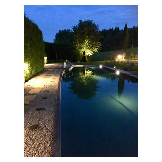 Gartenanlage mit Naturschwimmteich Pool Other by plan.b