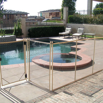 Gate hardware for residential pools