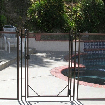Gate hardware for residential pools