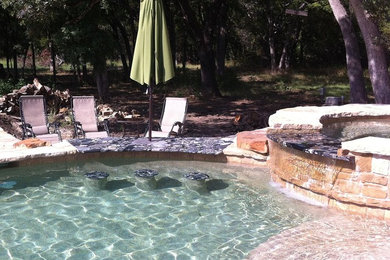 Inspiration for a coastal pool remodel in Austin