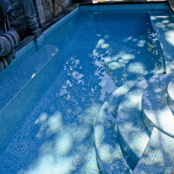 Glass Tile Swimming Pool Design NJ