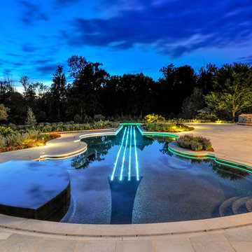 Glass Tile Swimming Pool Designs NJ