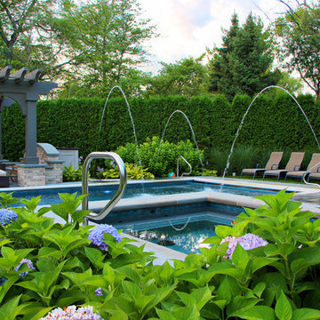Glencoe French Chateau - Formal Pool and Landscape