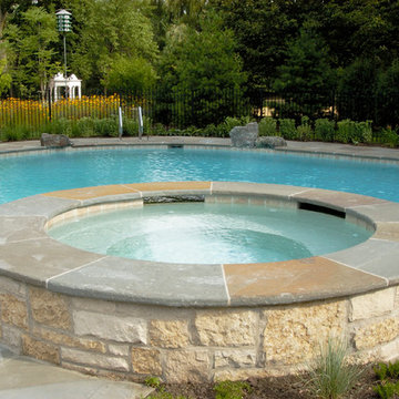 Glenview Freeform Inground Swimming Pool and Spa
