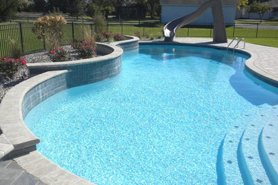 Gorgeous Pool with Raised Wall Waterfeature