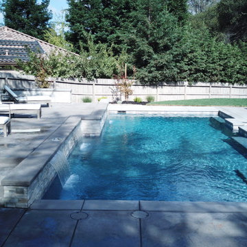 Granite Bay Modern Pool and Spa