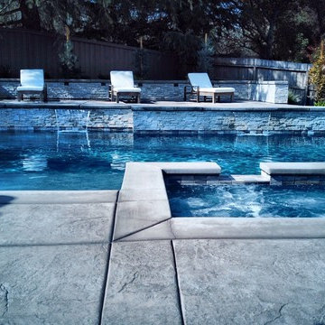 Granite Bay Modern Pool and Spa