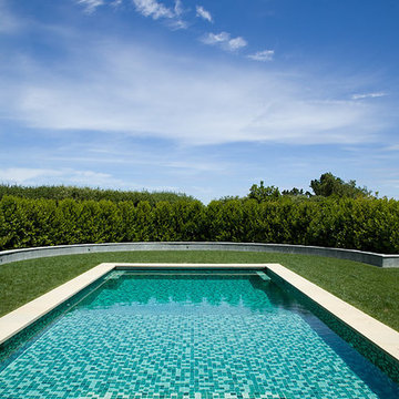 Green Mix Glass Tiled Pool