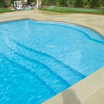 Gunite Swimming Pool in Cold Spring Harbor NY 11724, designed and built by Gapps