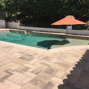 Hardscapes with Pool