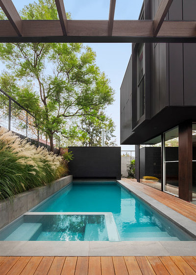 Contemporary Pool by The Garden Company