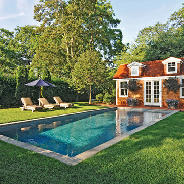 Heated Pool with Adjacent Pool House