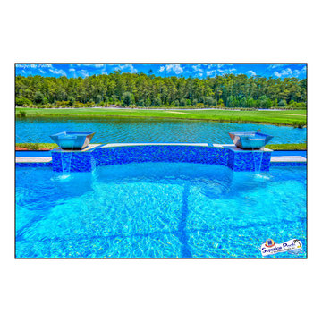 (Heller) Bonita Springs, FL Superior Pools Custom Swimming Pool/Spa/Raised Area