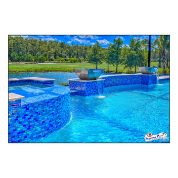(Heller) Bonita Springs, FL Superior Pools Custom Swimming Pool/Spa/Raised Area