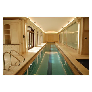 Highland Park, IL Lap Swimming Pool with Competition Perimeter Gutter ...